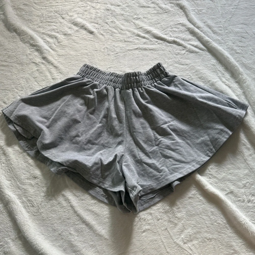 Women's Gray Athletic Shorts